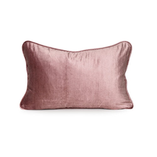 Vintage Rose Pink Velvet Cushion