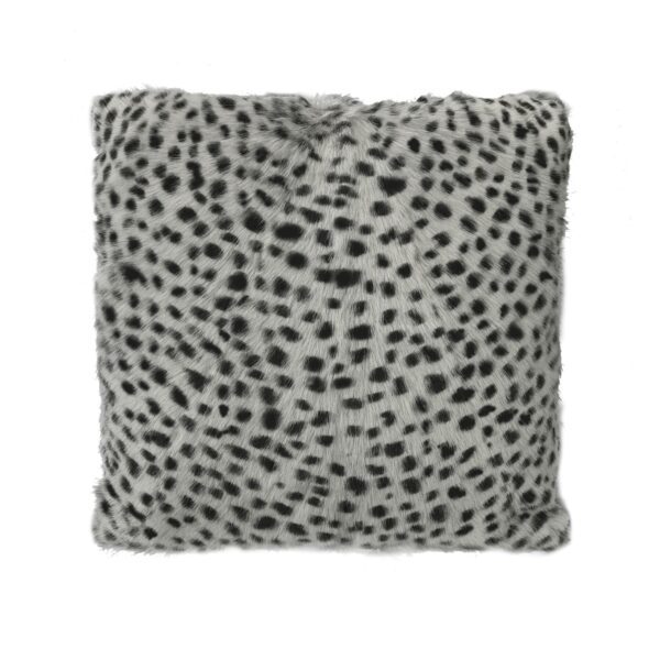 Serengeti (Black And Grey) Black Hide Cushion