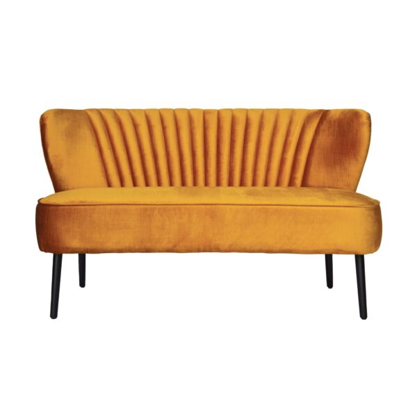 Vintage Marigold Yellow Sofa