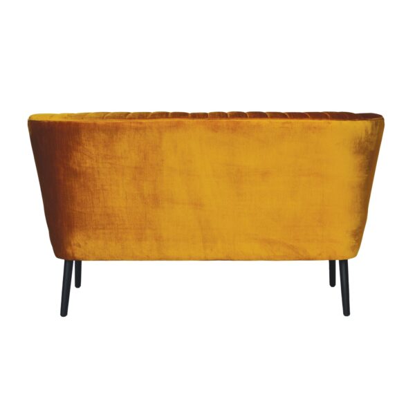 Vintage Marigold Yellow Sofa
