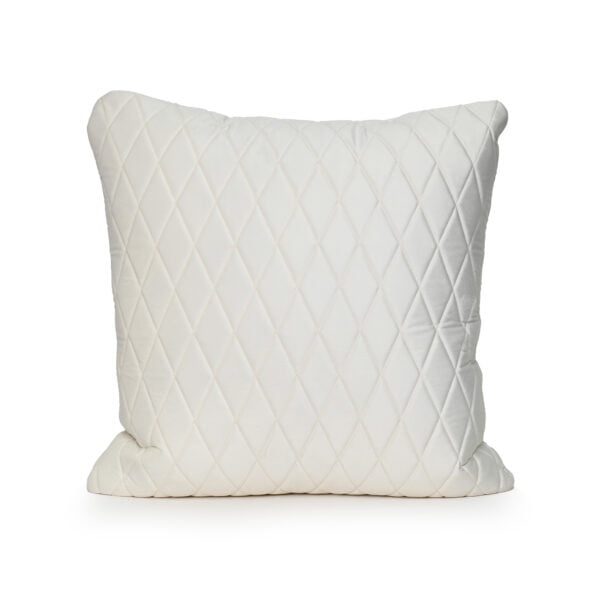 Ivory Beige Velvet Cushion