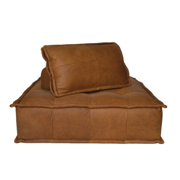 Brown Modular Lounger Sofa