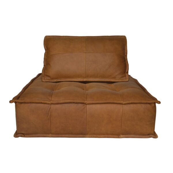 Brown Modular Lounger Sofa