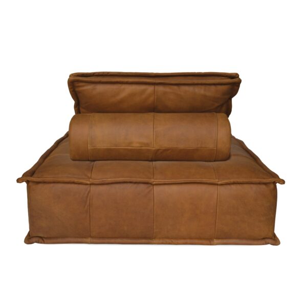 Brown Modular Lounger Sofa