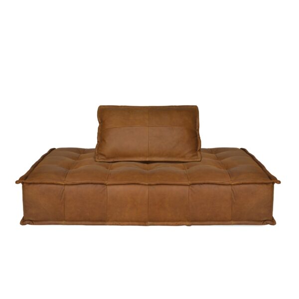 Brown Modular Lounger Sofa