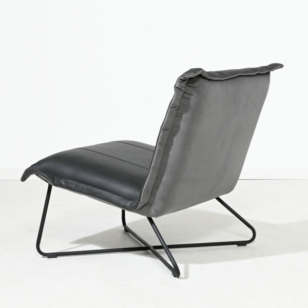 Xander Occasional Chair - Onyx Leather - Image 6