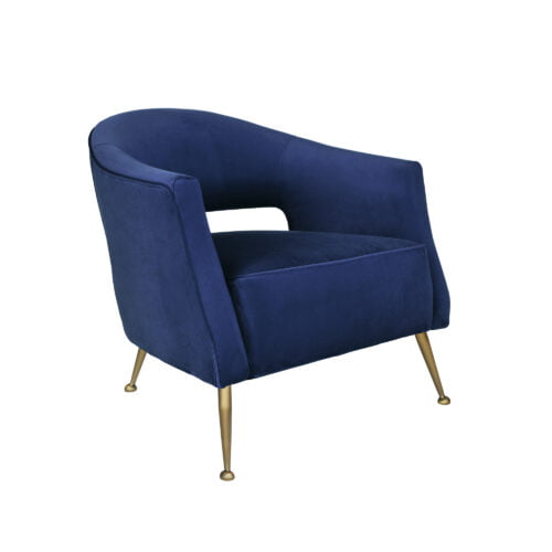 Navy Blue Armchair