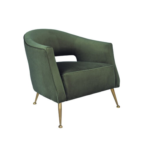 Olive Green Armchair