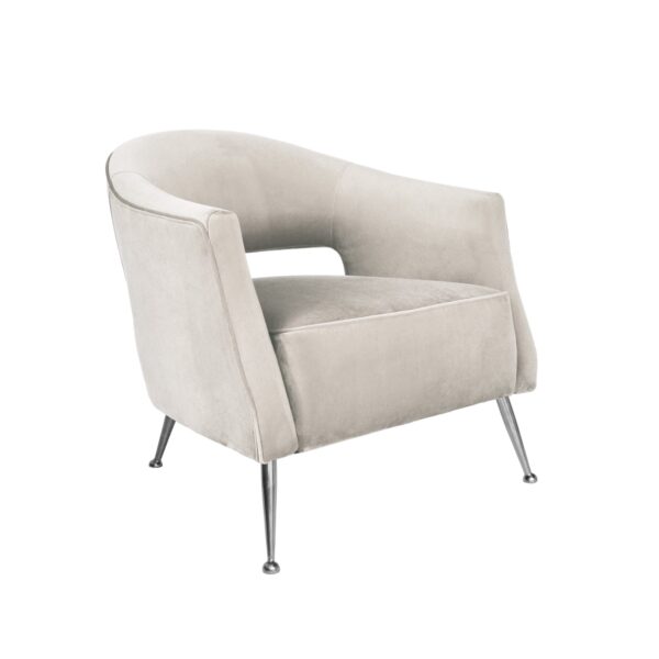 Silver Grey Armchair