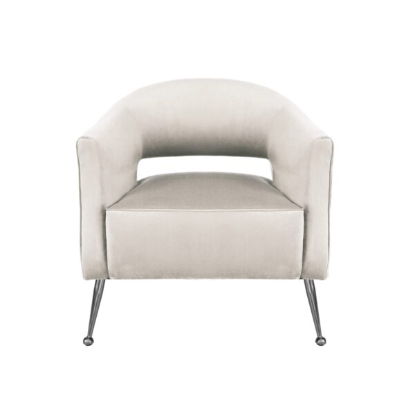 Silver Grey Armchair