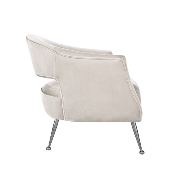 Silver Grey Armchair