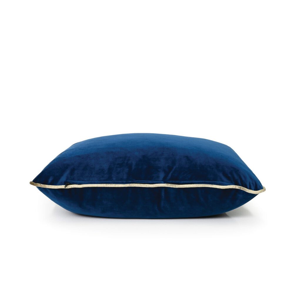 french-navy-blue-velvet-cushion