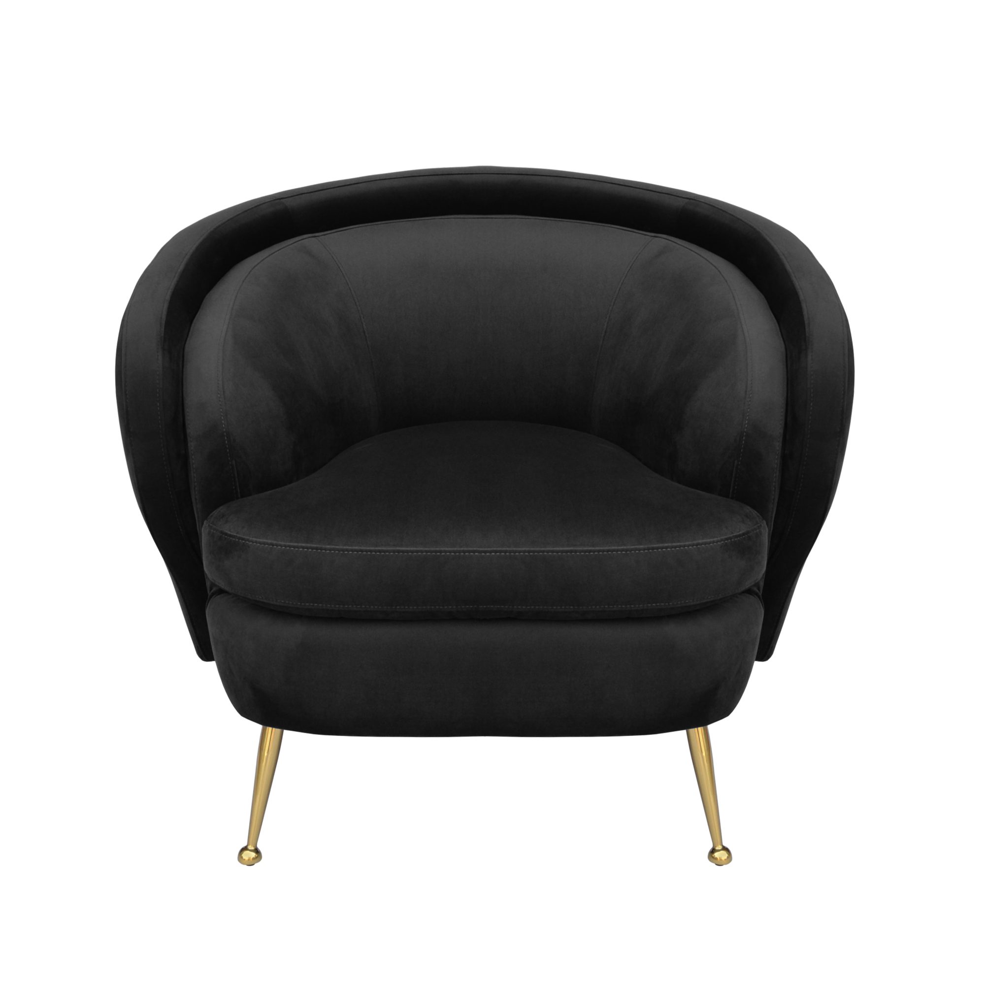 Black deals single chair