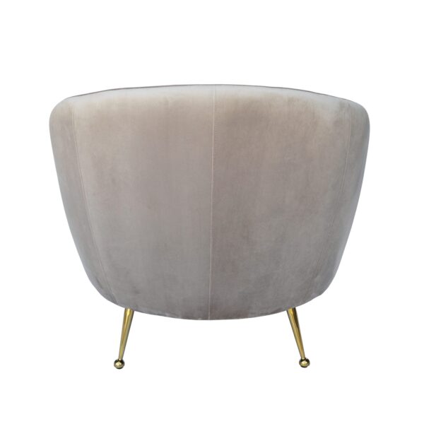 Taupe Beige Armchair