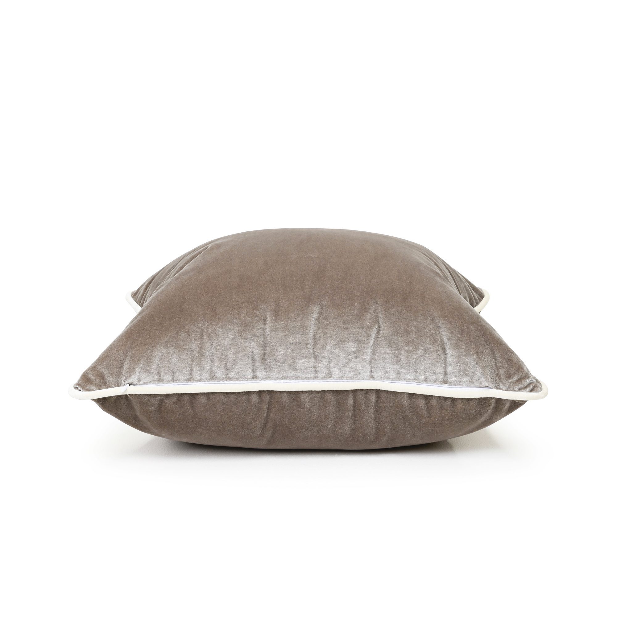 Smoke Grey Velvet Cushion