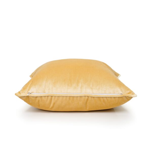 Yellow Velvet Cushion