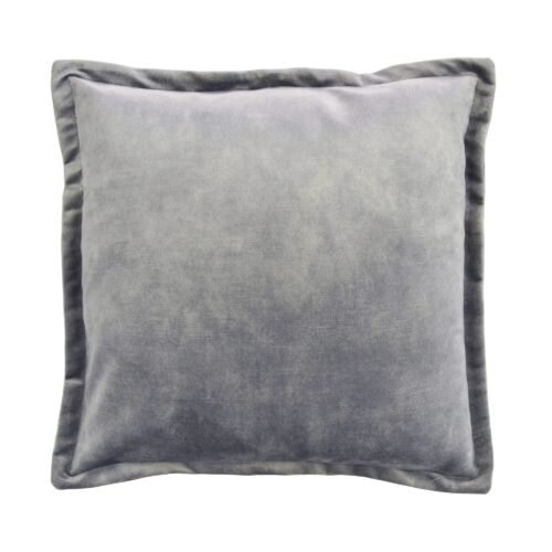 Dove Grey Velvet Cushion