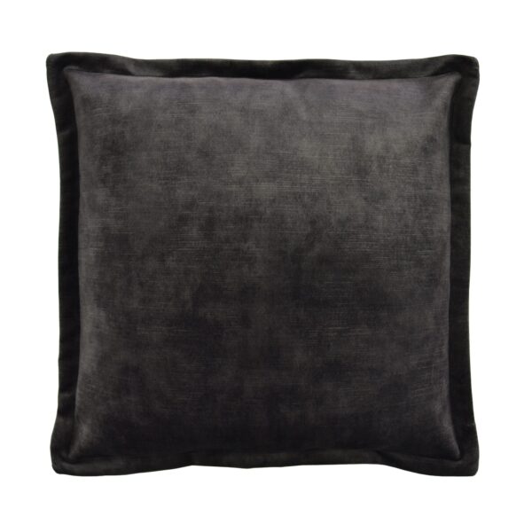 Dark Grey Velvet Cushion