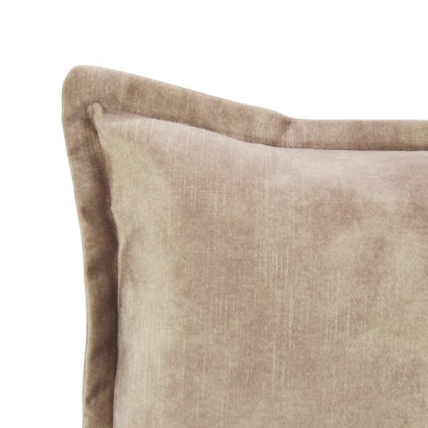 Ivory Beige Velvet Cushion