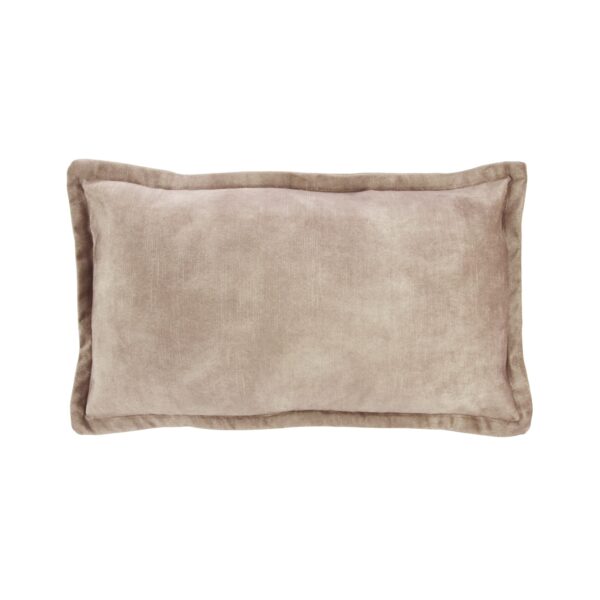 Ivory Beige Velvet Cushion