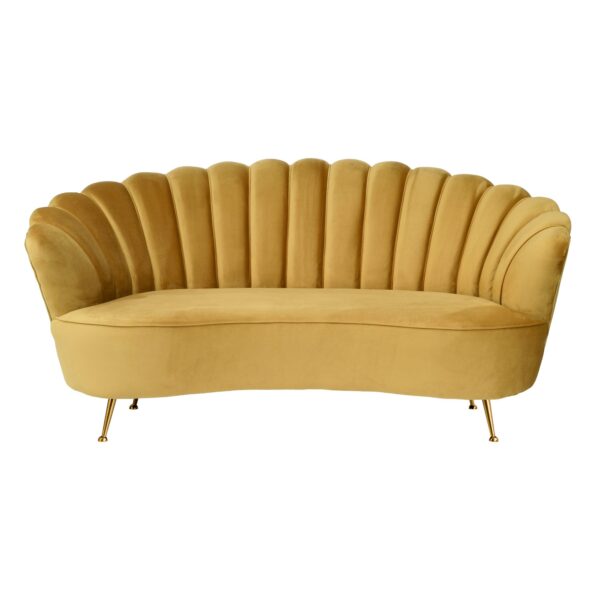 Honeycomb Yellow Shell Sofa