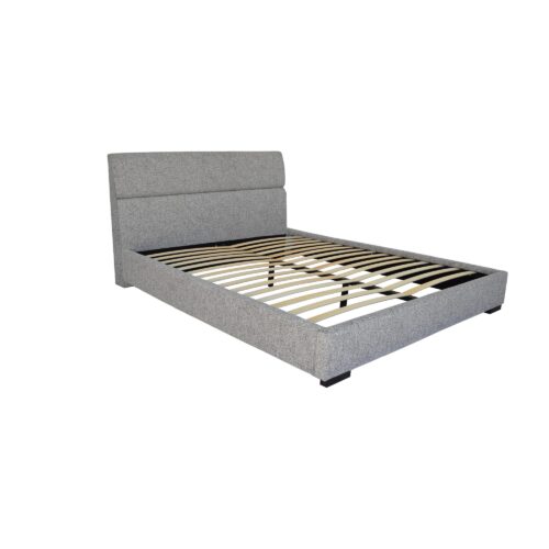 Textured Grey Bed