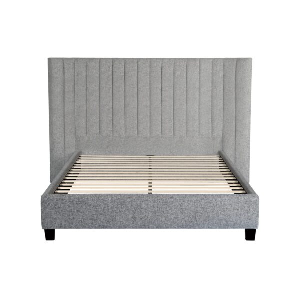 Textured Grey Bed