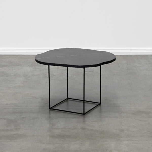 Black marble coffee table