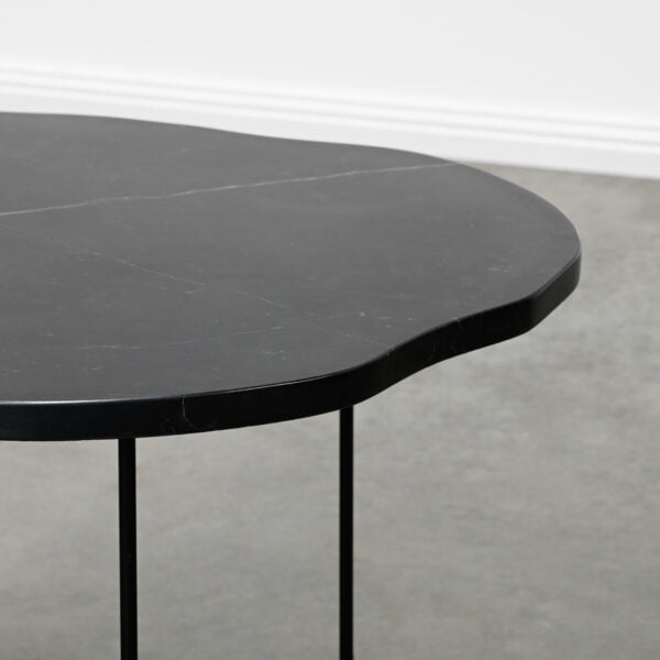 Black marble coffee table