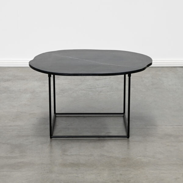 Black marble coffee table