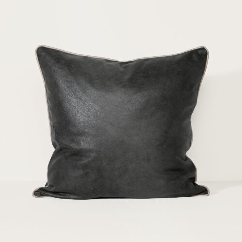 Art Leather Onyx - Vinyl Cushion - 57 X 57