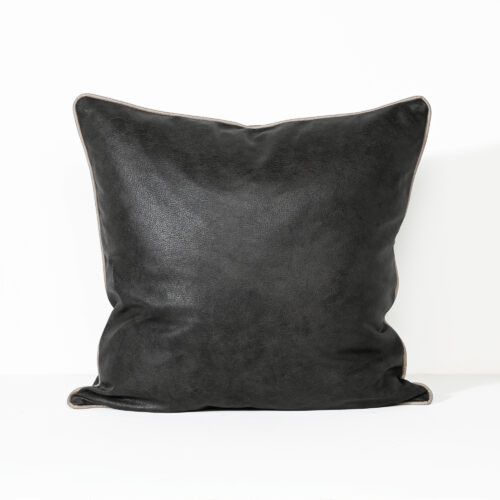 Art Leather Onyx - Vinyl Cushion - 57 X 57