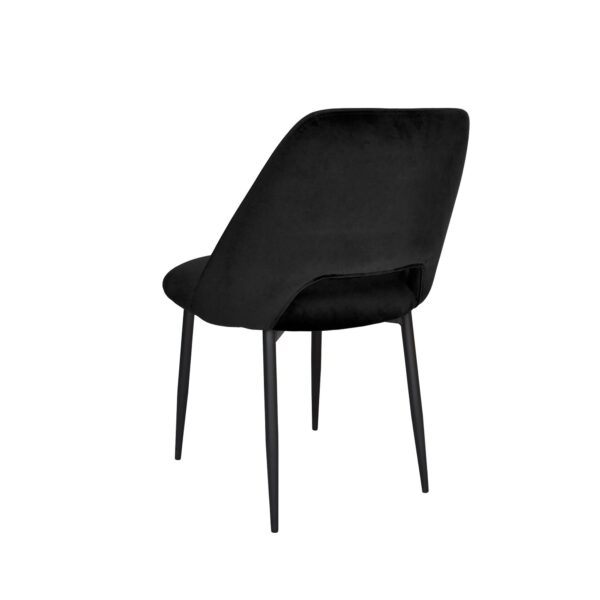 Black Velvet Dining Chair