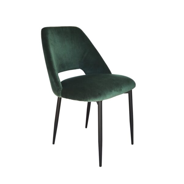 Dark Green Velvet Dining Chair