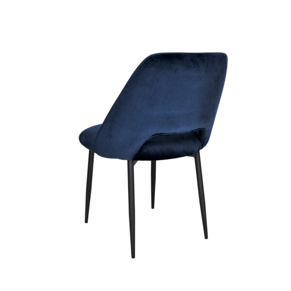 Navy Blue Velvet Dining Chair