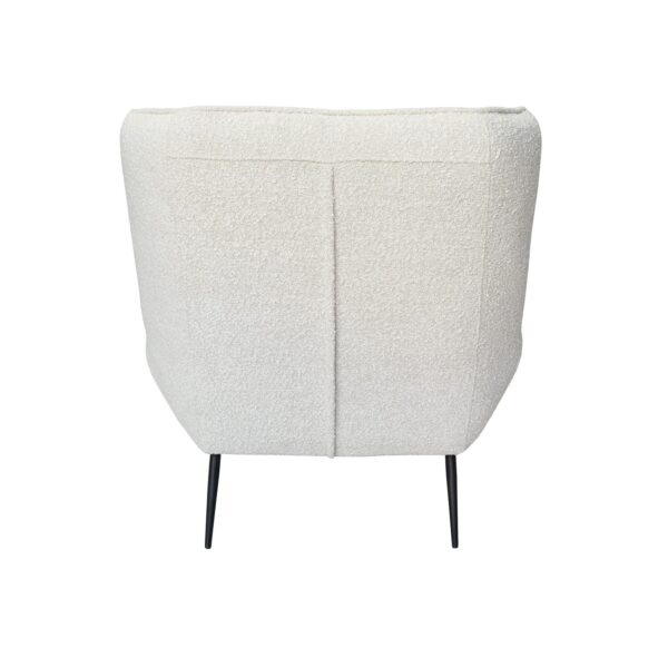 Ivory Boucle Beige Armchair