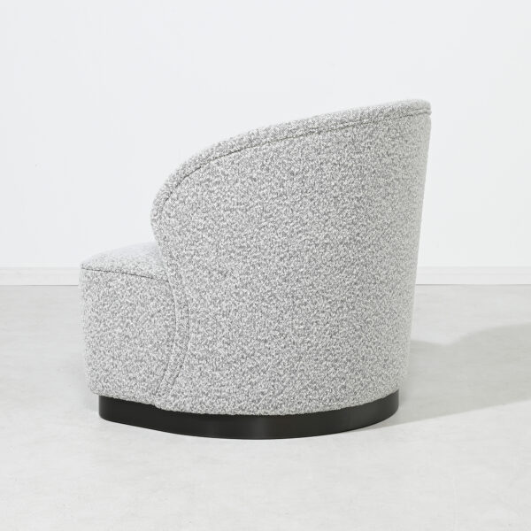 Genoa Chair - Black & White Boucle - Image 9