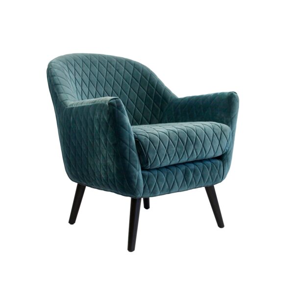 Steel Blue Armchair