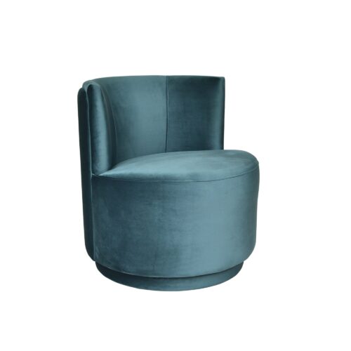 Steel Blue Swivel Chair