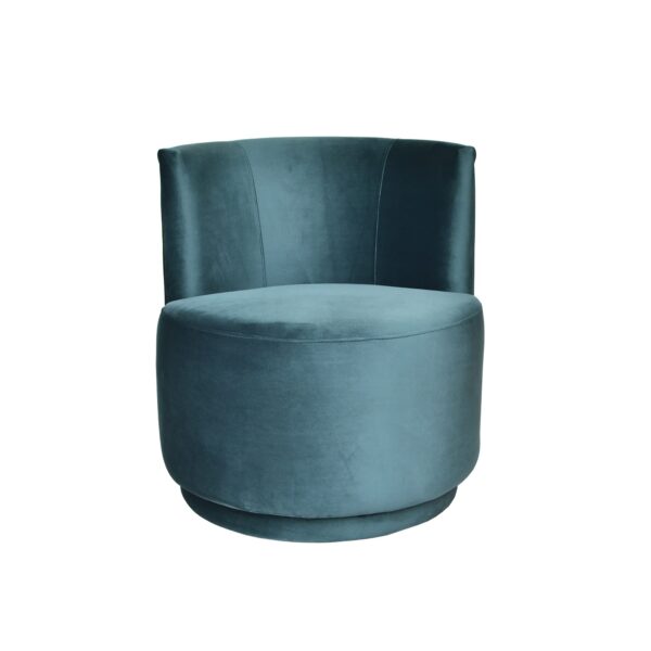 Steel Blue Swivel Chair