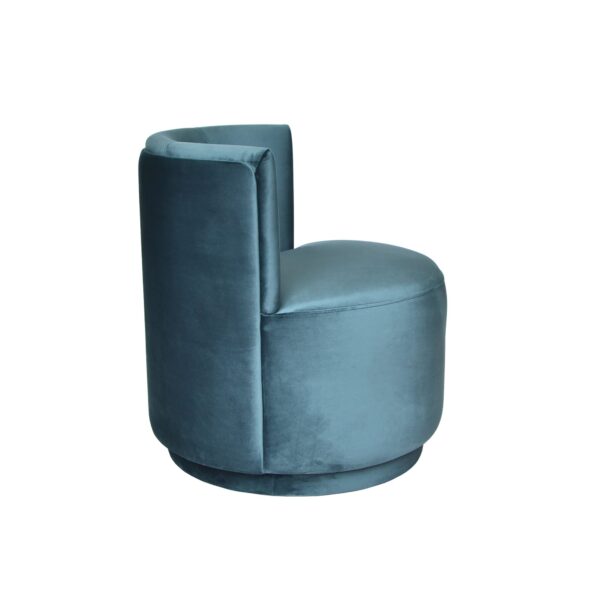 Steel Blue Swivel Chair