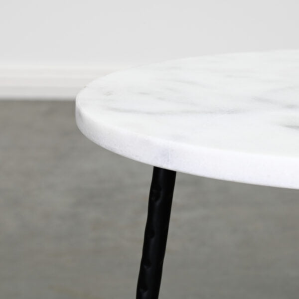 White marble coffee table