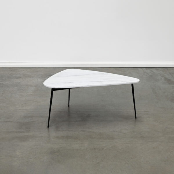 White marble coffee table