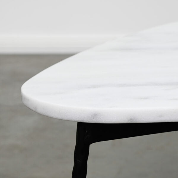 White marble coffee table