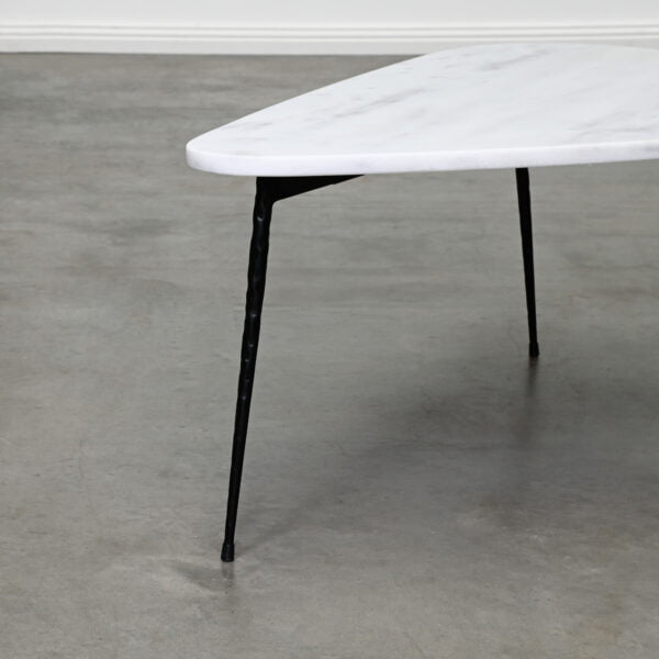 White marble coffee table