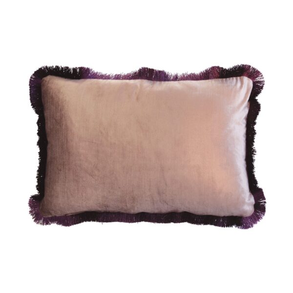 Vintage Rose Pink Velvet Cushion