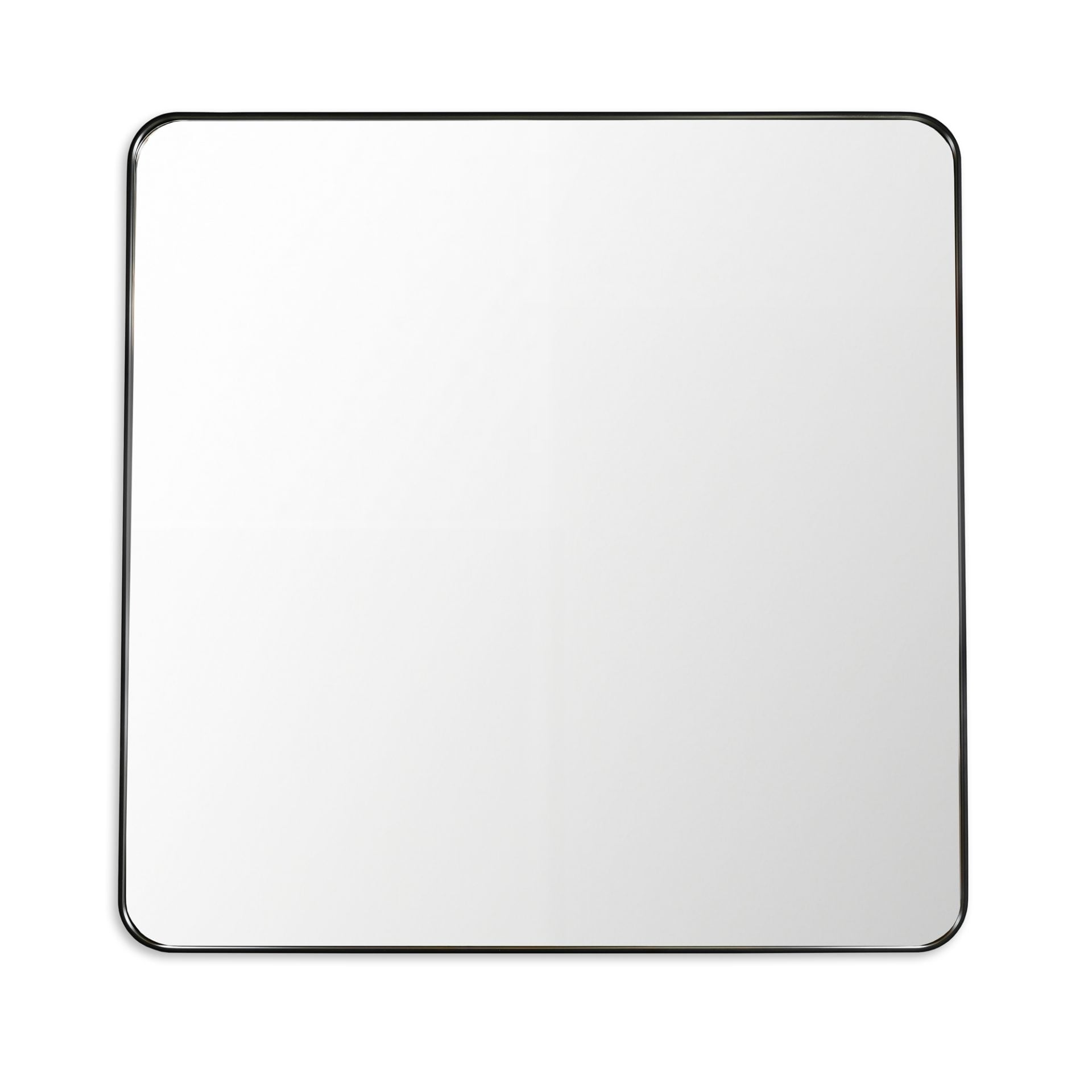 Black square mirror