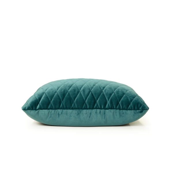 Peacock Green Velvet Cushion