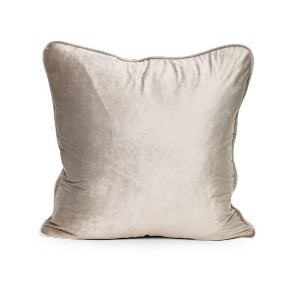 Nougat Beige Velvet Cushion