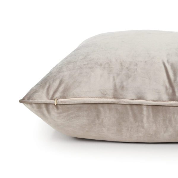 Nougat Beige Velvet Cushion